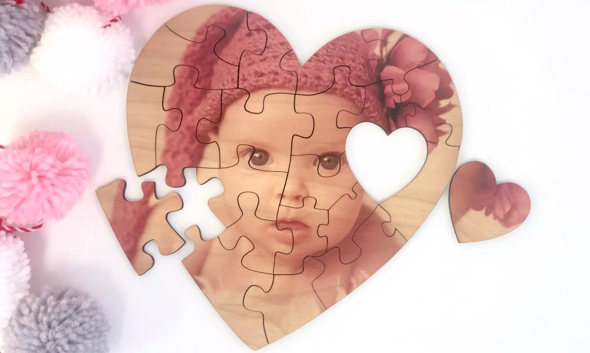 Personalized Wood Picture Puzzle from Picture It Custom (Up to 70% Off) - Primary Image