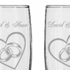 Image 3: Customizable Champagne Flutes with a Certificate for a Free Bottle 
