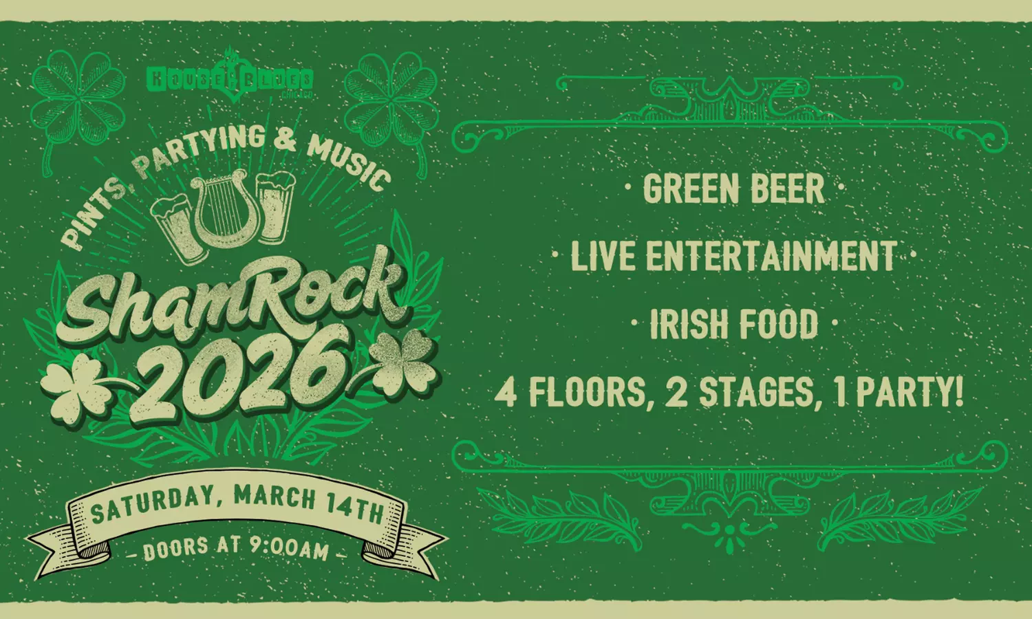Shamrock 2026! on March 14 at 9 AM - Primary Image