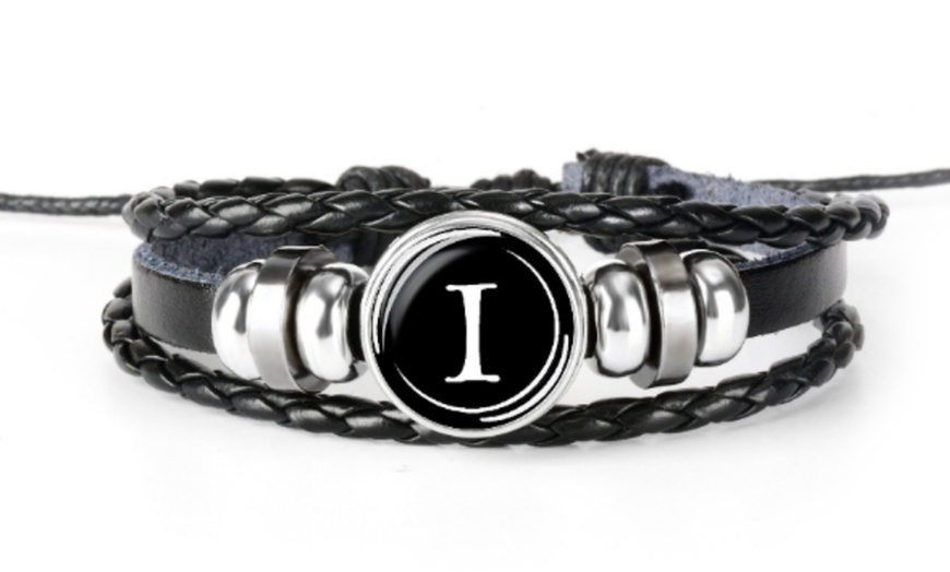 Image 10: Bracelet initiale pour homme