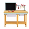 Image 3: Home Deluxe Kinder-Werkbank "TOOL" aus Holz 