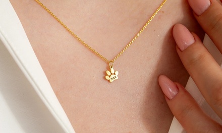 Engraved Paw Print Name Earrings (Shipping Not Included) - Becca Prado