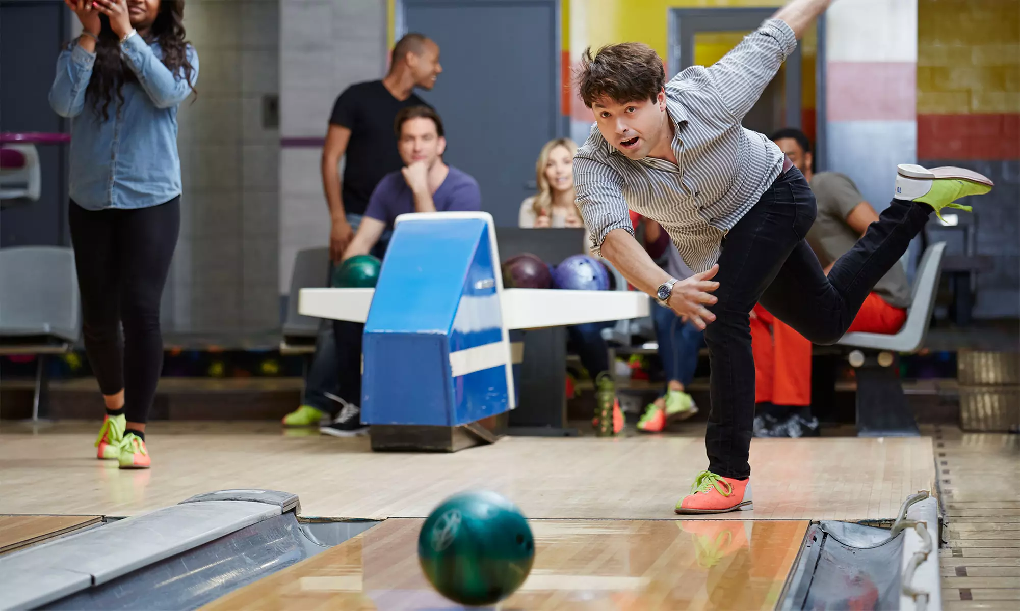 $59 for Bowling and Shoe Rentals for Up to Six on Every Summer Day at Mermaid Bowling Center ($5,146.83 Value) - Primary Image