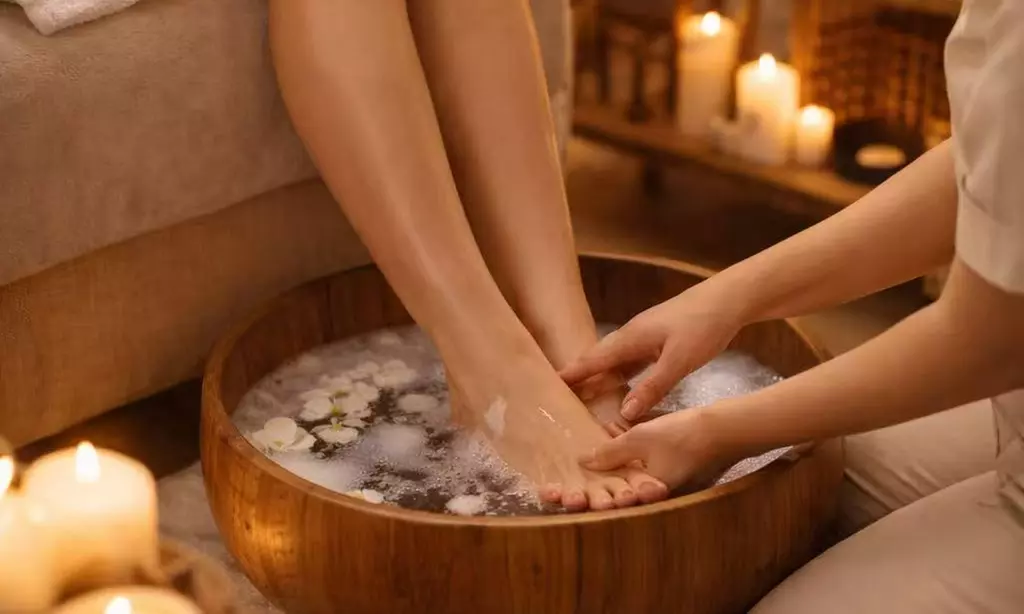 Enjoy 90-, or 120-Min Hotstone, Foot Bath & Reflexology or Facials at NAGOMU: Aromatherapy (Up To 33% Off) - Second Medium