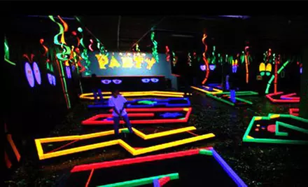 Two or Four Rounds of Mini Golf at Lights Off Golf (Up to 54% Off) - Primary Image
