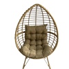 Image 8: Outdoor Rattan Standing Egg Chairs