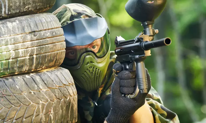 Airsoft Outing Mask and Gun Rental with Ammo for One, Two, or Four at Paintball Plex (Up to 52% Off) - Primary Image
