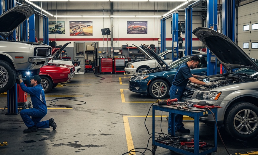 Image 2: Full Car Service with Pink Slip & Car Wash by Licensed Technicians