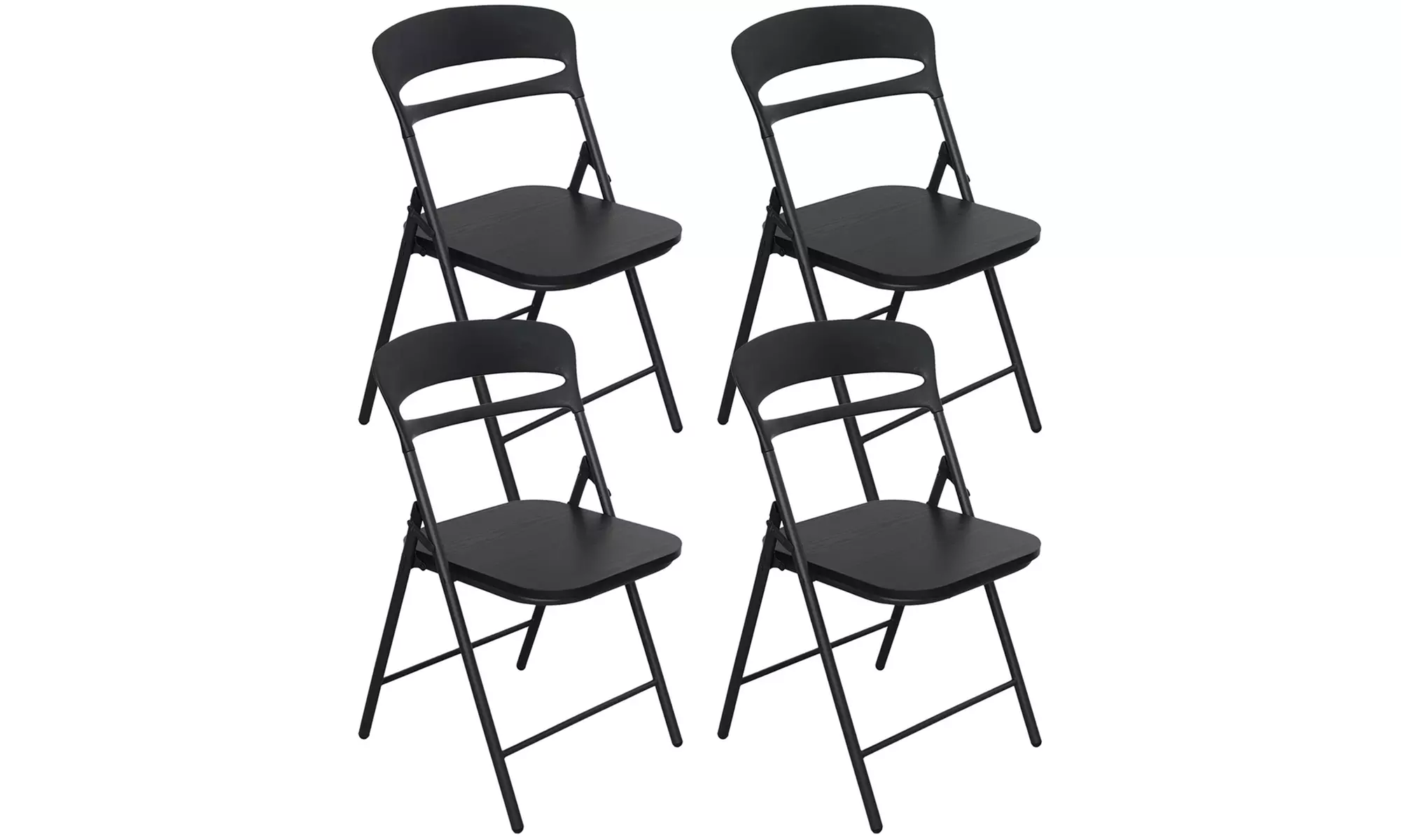 Set di 4 sedie pieghevoli Isidora