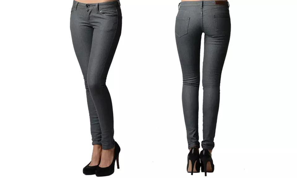 Women's Skinny Stretchy Jeans - Second Medium