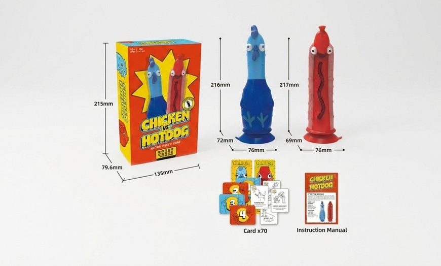 Image 6: Race to Flip 'Em and Stick 'Em Family Party Game for All Ages