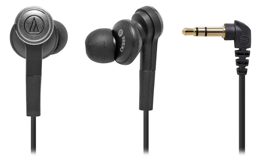 Audio-Technica Solid Bass Noise-Isolating In-Ear Headphones - Primary Image