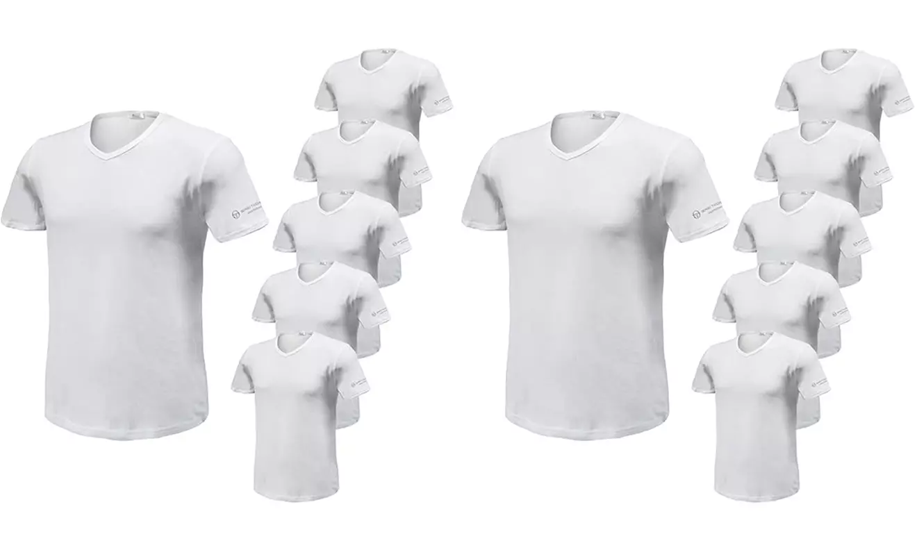 3, 6 o 12 maglie con scollo a V Sergio Tacchini