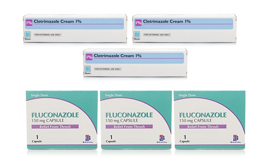 Image 1: Three Thrush Treatment Duo Packs