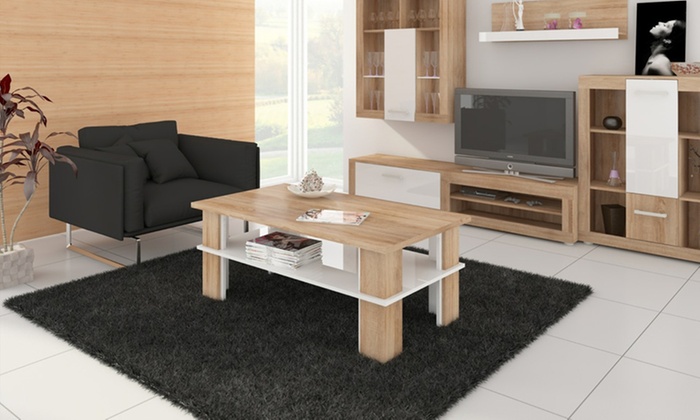 Salontafel met LED-verlichting | Groupon Goods Salontafel met LED-verlichting | Groupon Goods