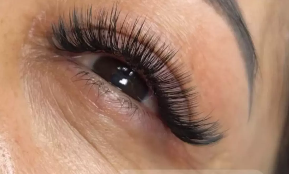 Lash Extensions & Brow Wax or Volume Lash Set for a Bold Look 