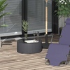 Image 14: Outsunny Two-in-One Foldable Lounger