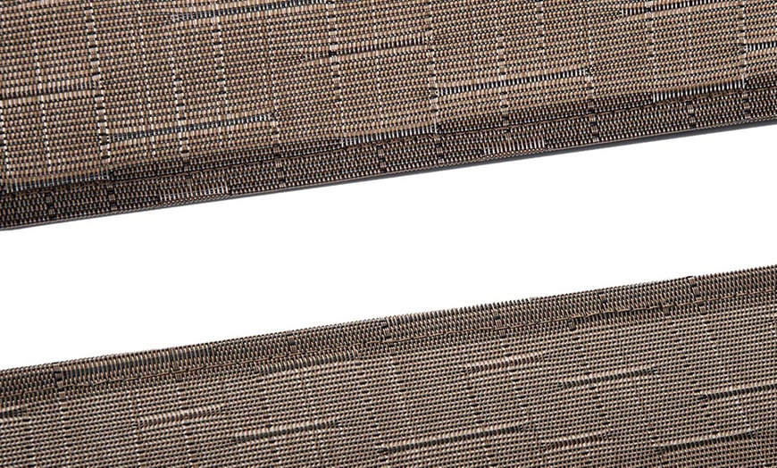 Image 8: Outsunny Three-Piece Outdoor Bistro Table and Chairs Set