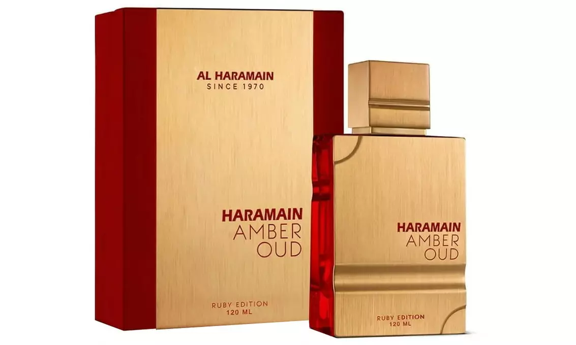 Al Haramain Amber Oud RUBY EDITION Unisex EDP Spray 4.0 oz/120 ml   - Primary Image