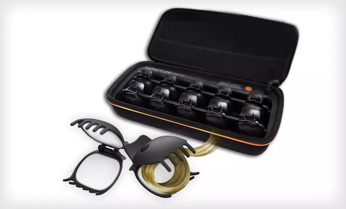 Set of Topstyler Ceramic-Tourmaline Curling Shells. - Primary Image