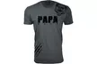 Rock and Luxe Inc. Men's Papa Bear Shoulder Tee – Comfy & Casual - Second Medium