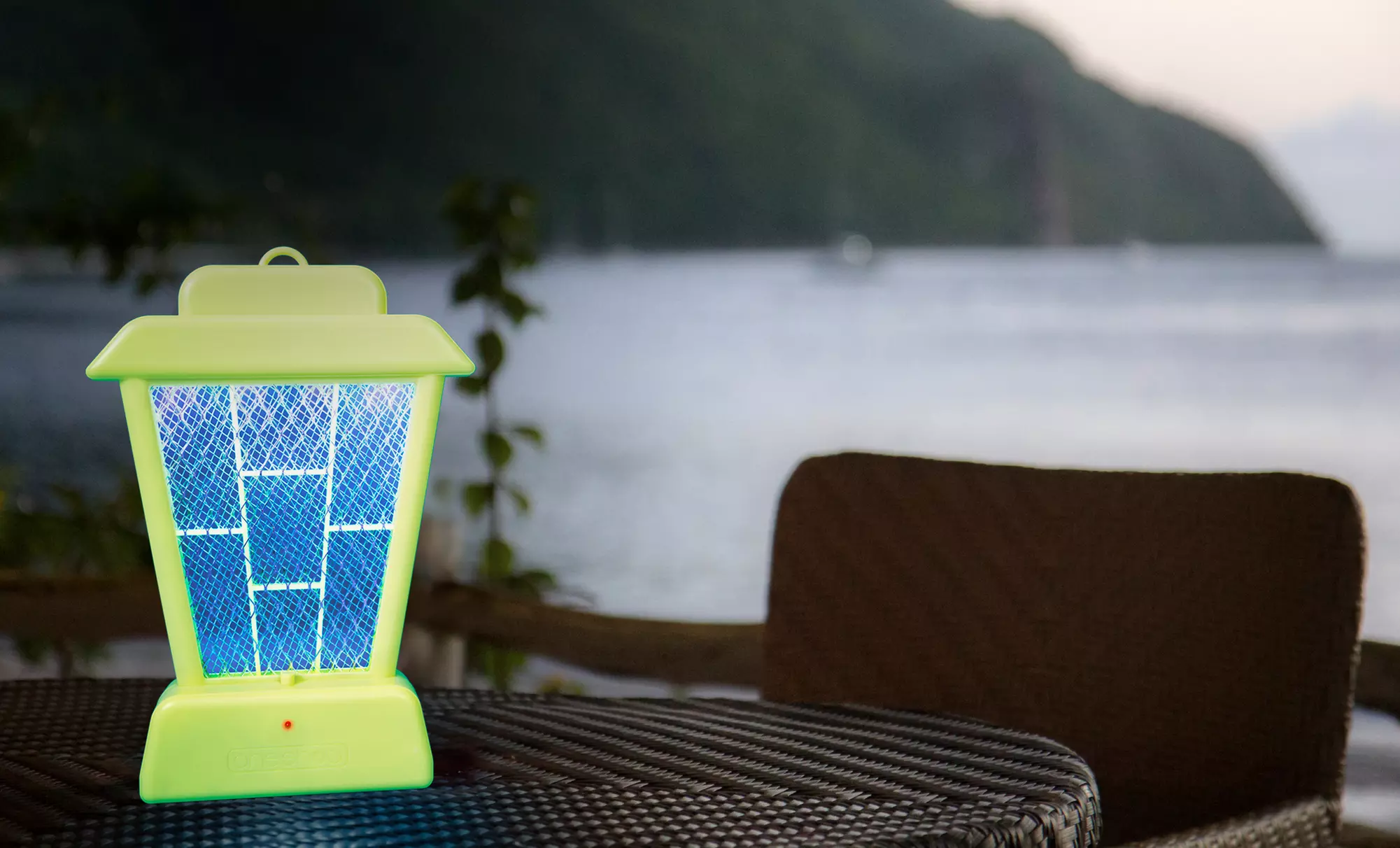 Decorative Glow-in-the-Dark Lantern Bug Zapper - Primary Image