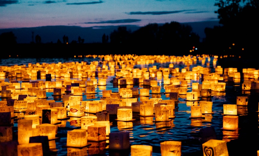 Image 1: Texas: Experience Magic At The Water Lantern Festival On Sept 13, 2025