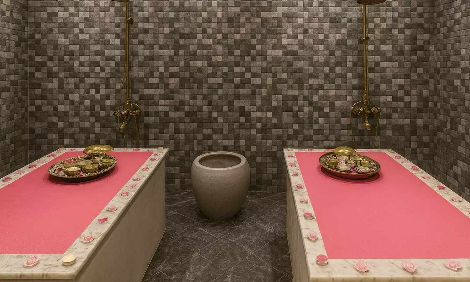 60 Mins Relaxing or Contouring Spa Treatment w/w/o Moroccan Bath/Blow