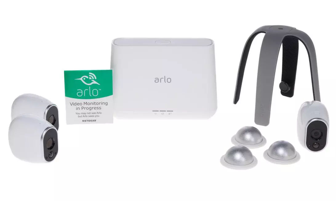 Arlo 3-Camera Indoor/Outdoor Security System - Primary Image