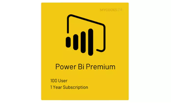 Power Bi Premium 100 User - 1 Year Subscription (Up to 80% Off)  - Primary Image