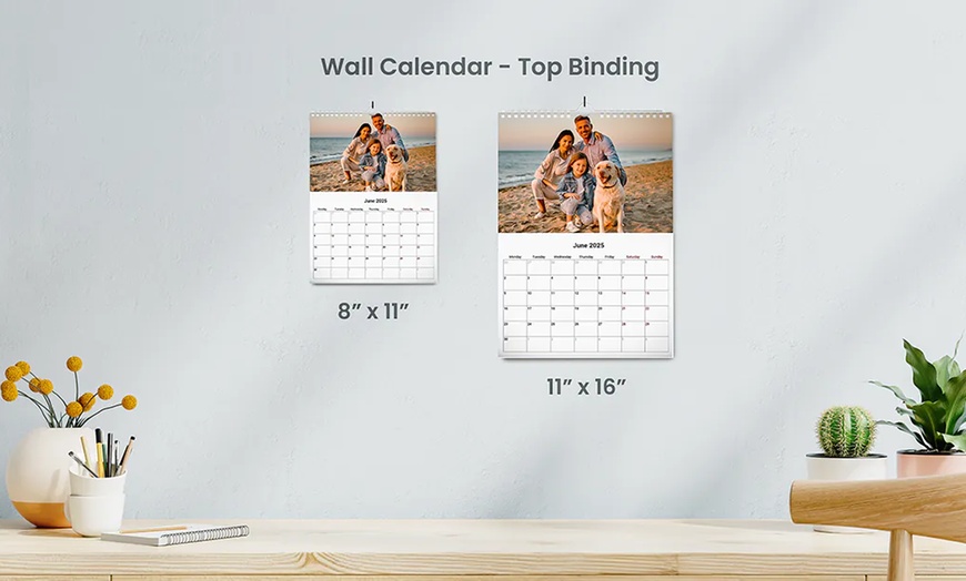 Image 8: Personalized Wall Calendars – 2 Styles, Multiple Sizes from Printerpix