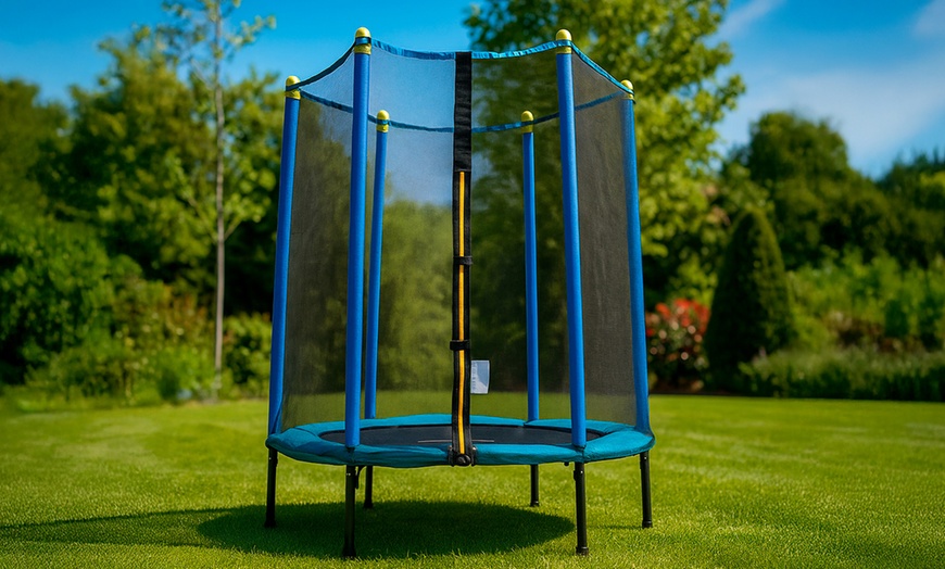 Image 5: Cama elástica para niños con red de seguridad de InnovaGoods