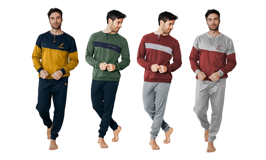 Image 1: Pigiama Australian in cotone per uomo
