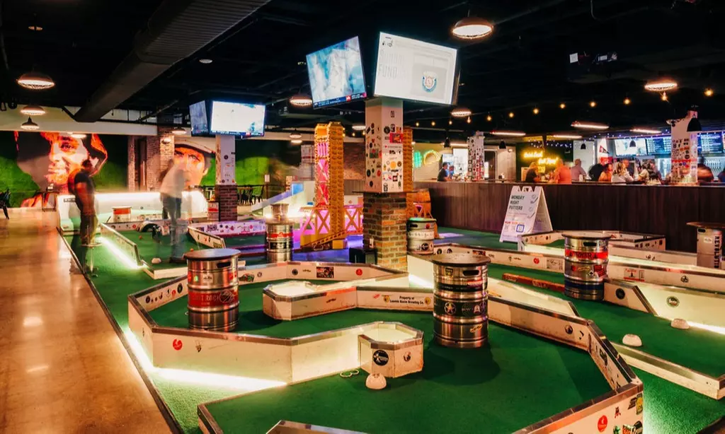 Cocktails & Mini Golf Experience at Hidden Speakeasy Bar
