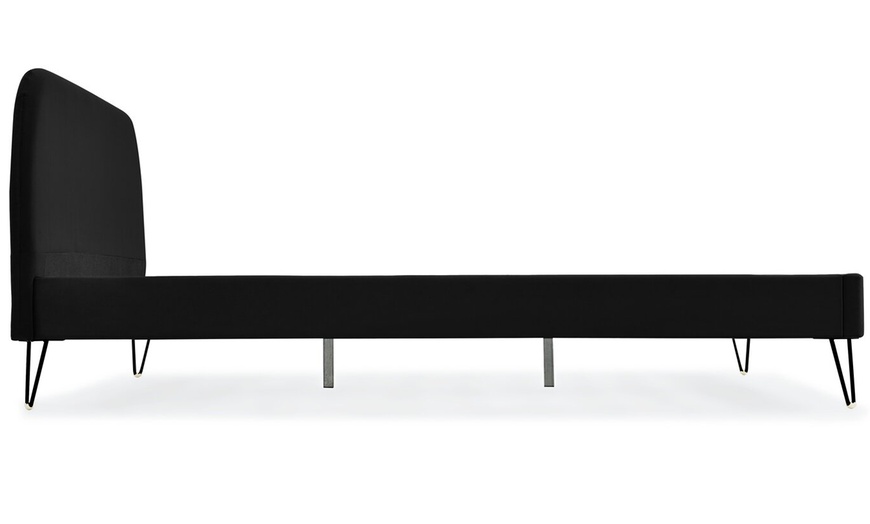 Image 30: Lit velours "Garbera" 140 x 190 cm ou 160 x 200 cm de Kocoon 