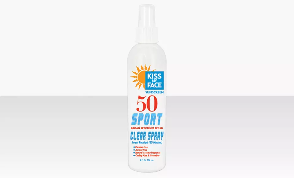 Kiss My Face SPF 50 Sport Sweat-Resistant Sunscreen; 6-Pack of 8oz. Bottles + 5% Back in Groupon Bucks - Primary Image