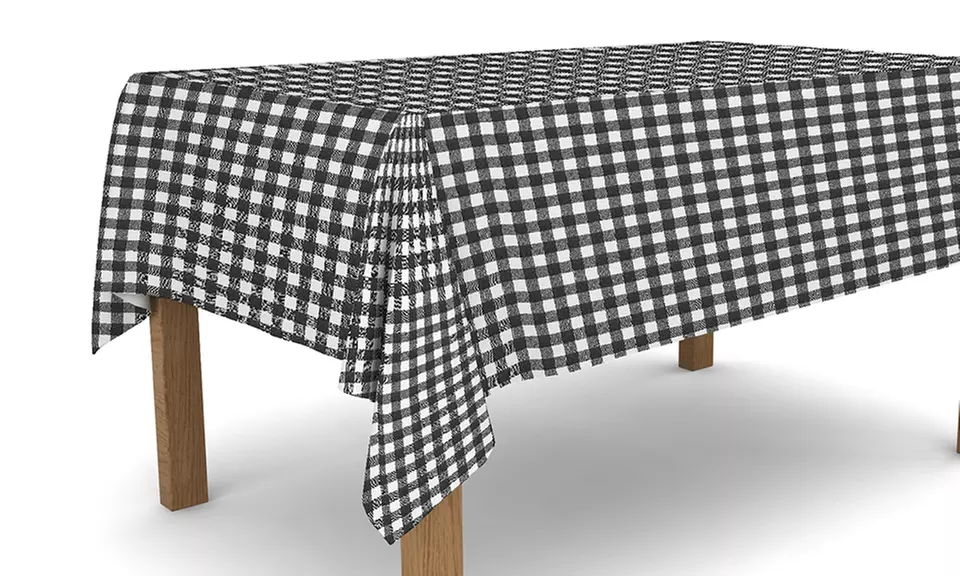 Tischdecke aus gewachstem PVC