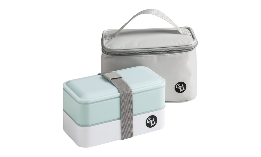 Image 7: Grub Tub Lunch Box Set 