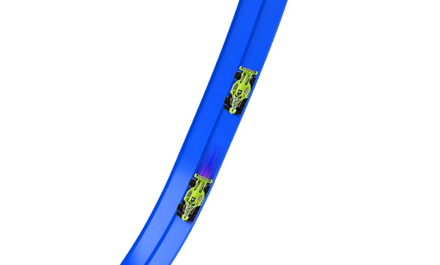 Image 10: Five Meter DIY Flexible Car Track Racing Set for Indoor Outdoor Play