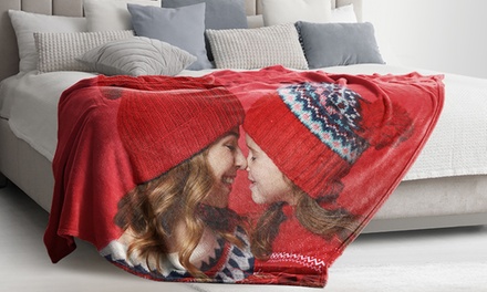 Premium Plush Fleece Photo Blanket - 100cm x 70 cm; Shipping not Included - Photo Gifts