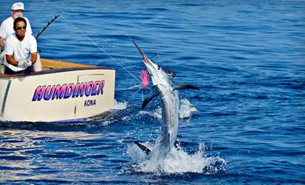 $385 for a Half-Day Kona Deep-Sea-Fishing Trip for Up to Six from Humdinger Sportfishing ($785 Value) - Primary Image