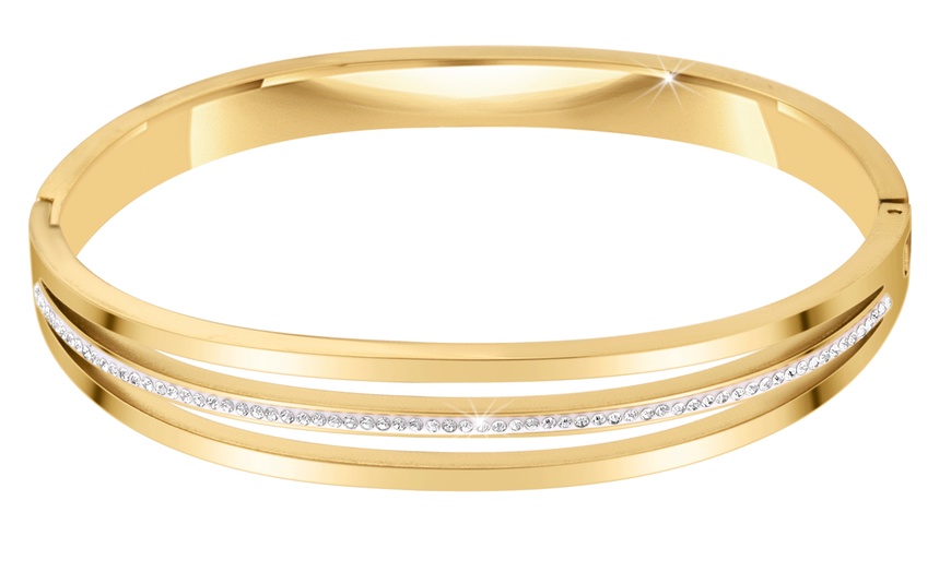 Image 10: Brazalete con cristales brillantes de SC Crystal