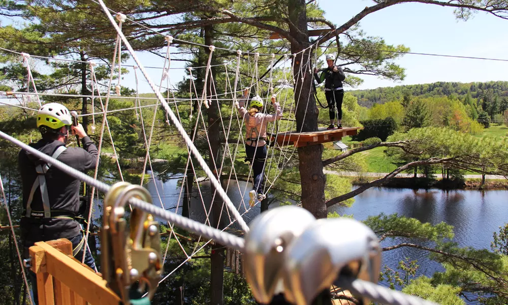 Jump Tower Experience and Sportsland Tickets at Muskoka Zip Lines & Aerial Park (Up to 51% Off)   - Second Medium