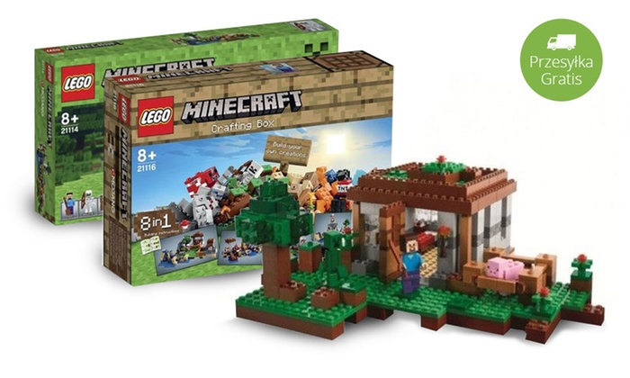 Klocki Lego Minecraft  Groupon