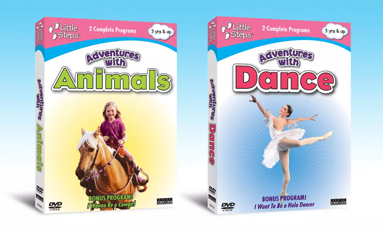 Little Steps DVD 2-Pack with Adventures with Animals and Adventures with Dance - Primary Image