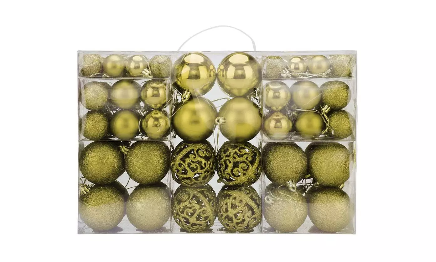 Set di 100 palline natalizie per albero