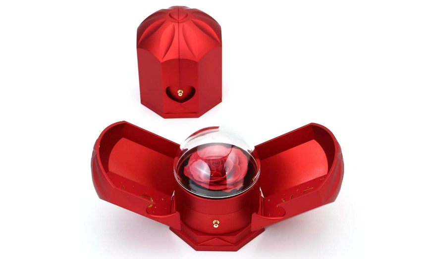 Image 5: Geschenk-Set mit konservierter Rose & eleganter Halskette