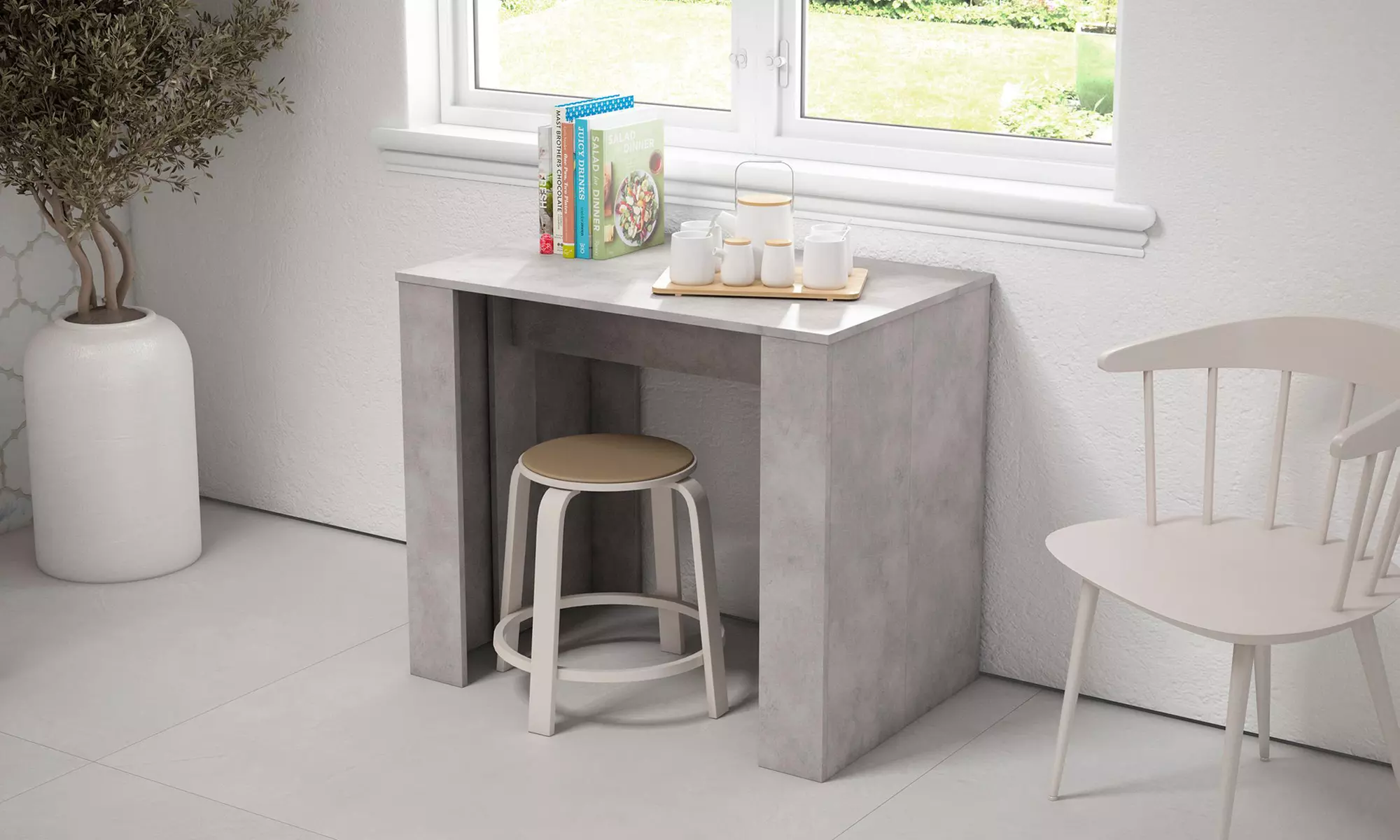 Table console extensible 220 ou 260 cm, coloris au choix, livraison offerte - Primary Image