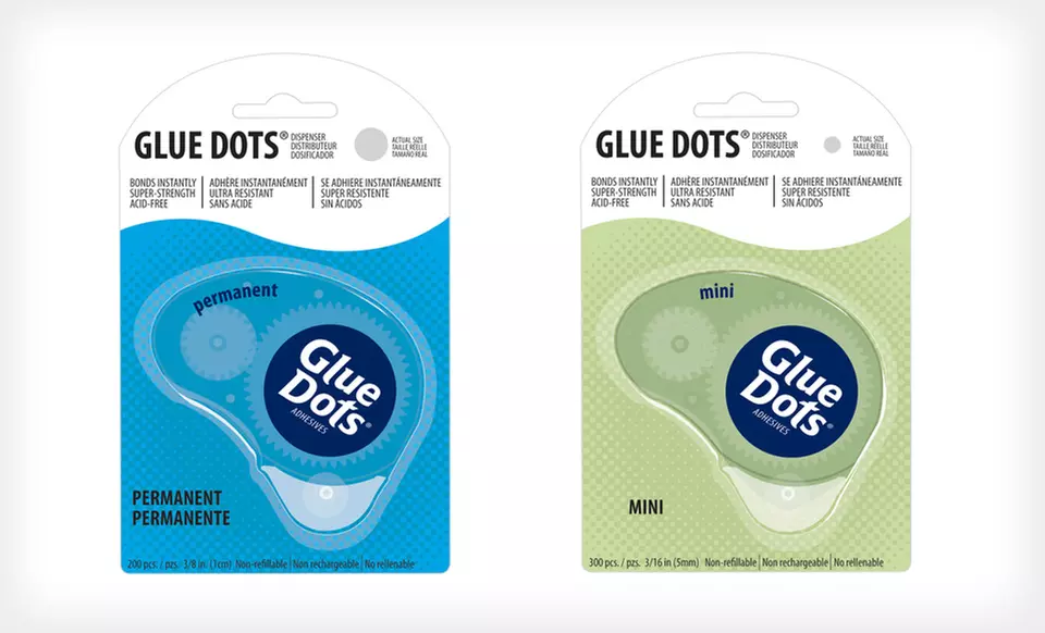 $11.99 for a Glue Dots 6-Piece Variety Pack ($24.16 List Price). Free Returns. - Second Medium