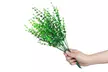 10 Bundles Artificial Eucalyptus Stems Plastic Simulation Leaves Stem Plants  - Second Medium